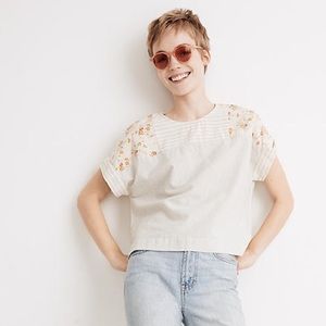 Madewell x the new denim project blouse